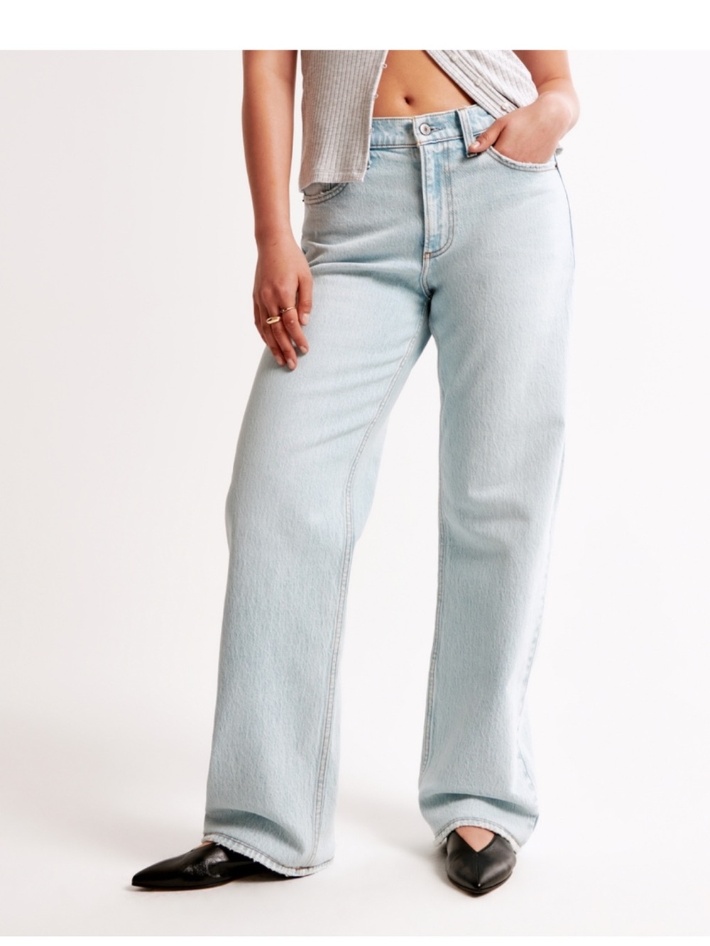 Light Wash The Baggy Low Rise Jean